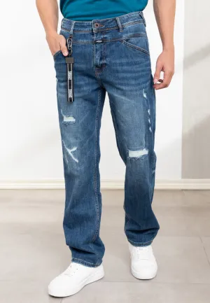 X EDGE Men's Denim Straight Pants